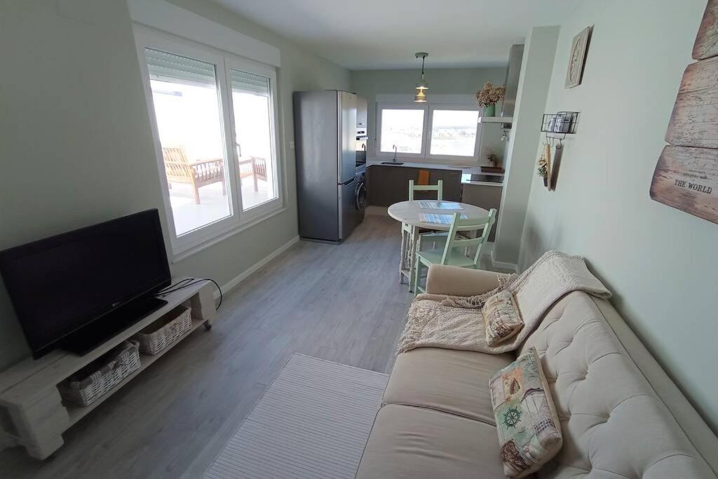 Loft Con Vistas Playa Foz Lejlighed Eksteriør billede